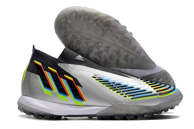 adidas Predator Edge1 TF - argent noir